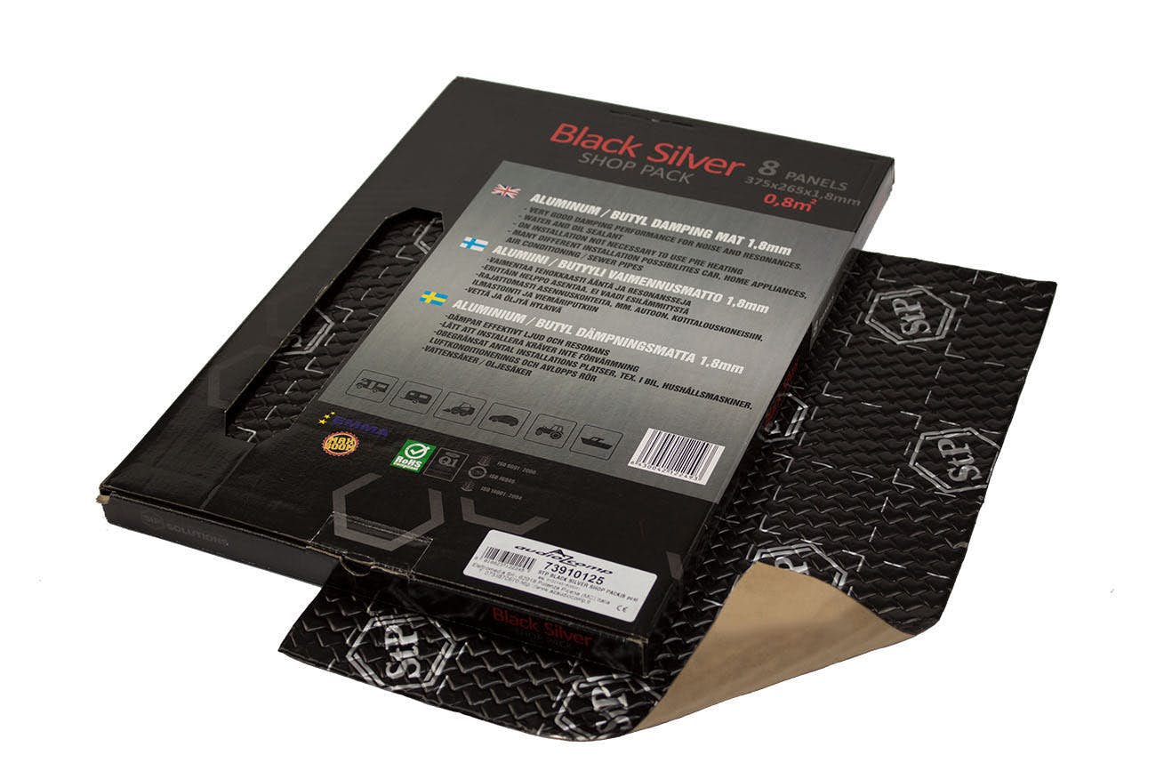 Izolacija STP Black Silver 1,8 mm (Shop pack - 8 kos)